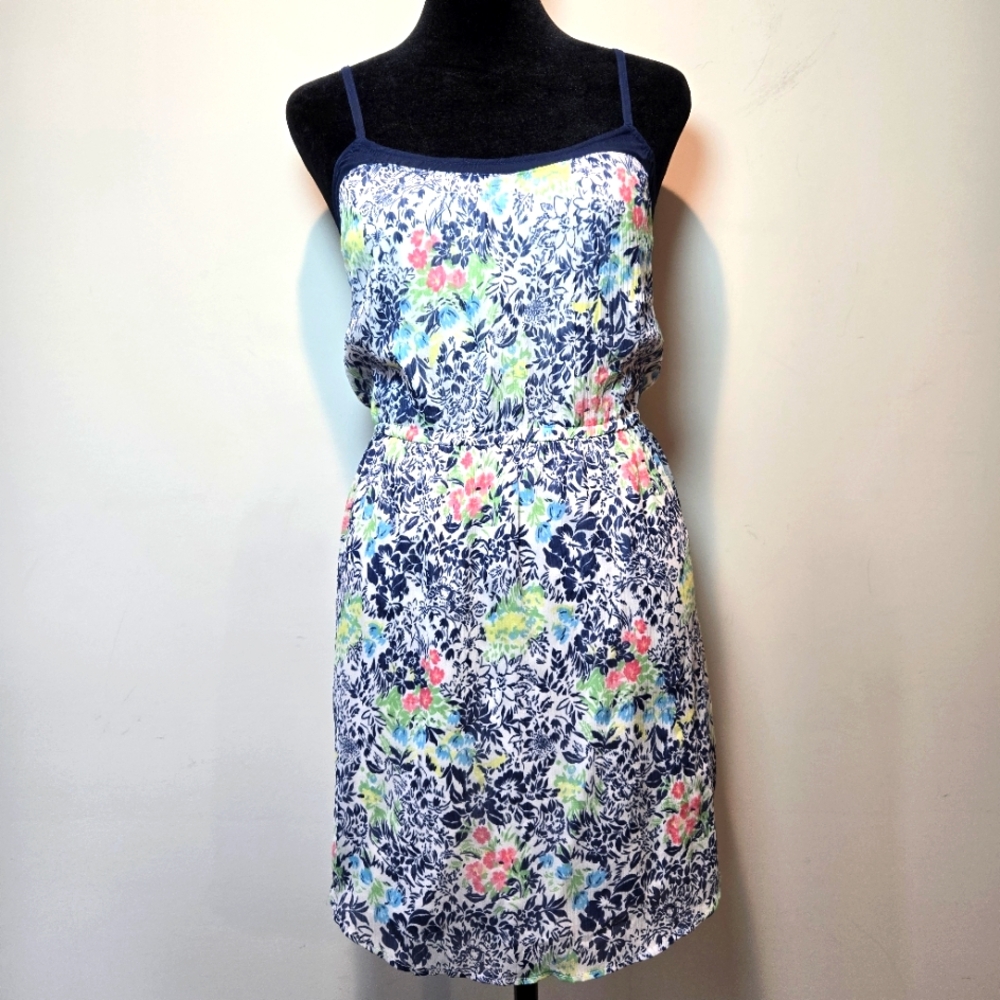 Hollister Mini Dress Y2k Floral Sleeveless  Small Cottagecore  Summer